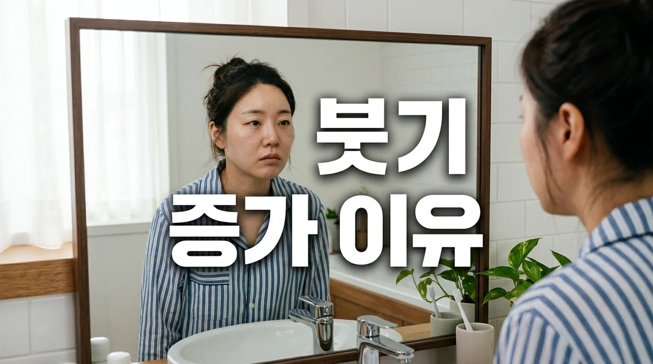 아침마다 퉁퉁! 갑작스러운 붓기 증가 이유와 해결법 총정리
