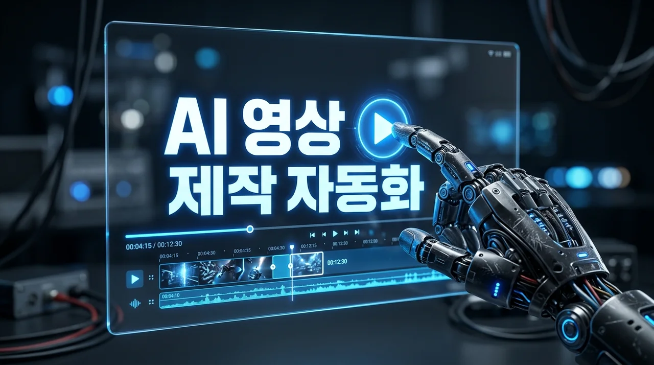AI 영상 제작 자동화, 클릭 몇 번으로 유튜브 쇼츠 완성하기