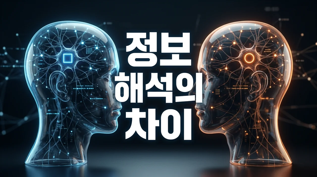 정보 해석 차이: 오해는 어떻게 만들어지고, 어떻게 해결할까?