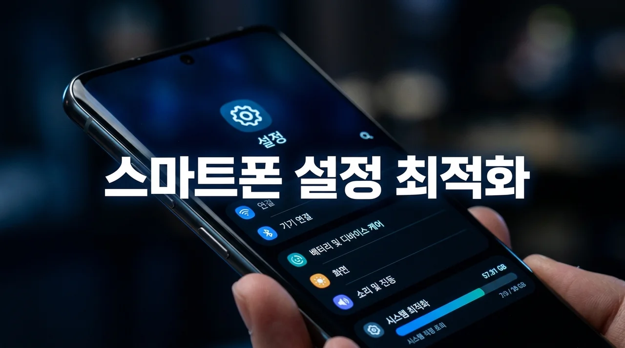 스마트폰 설정 최적화: 배터리, 속도 200% 향상 비법
