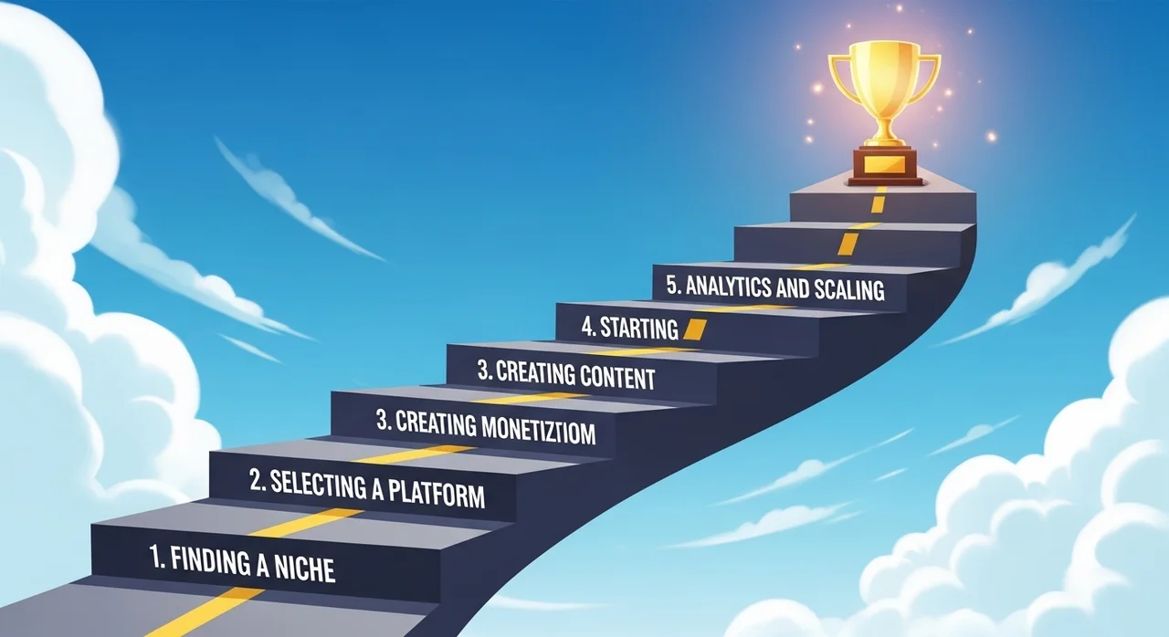 나만의 디지털 수익 구조 구축 5단계 로드맵