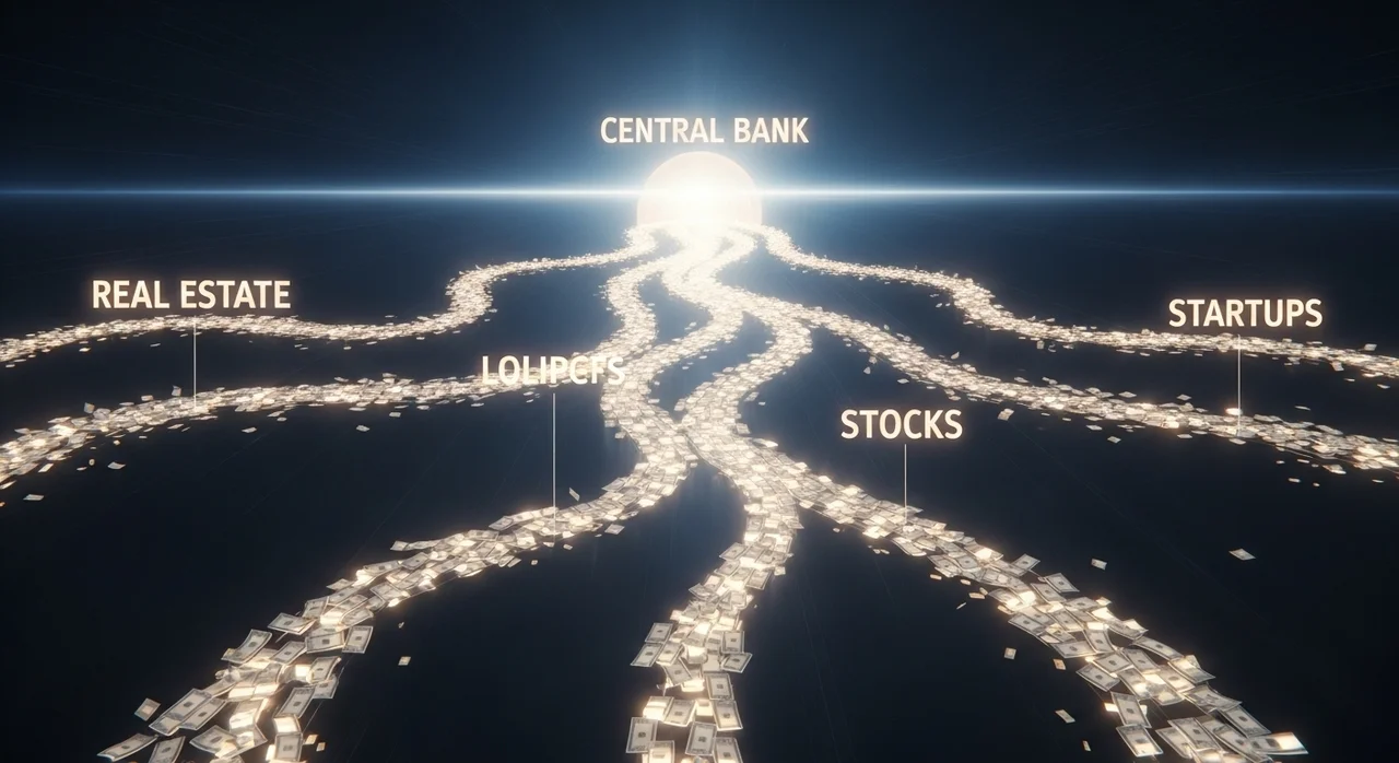 두 번째 이유: 저금리 기조와 넘쳐나는 유동성
