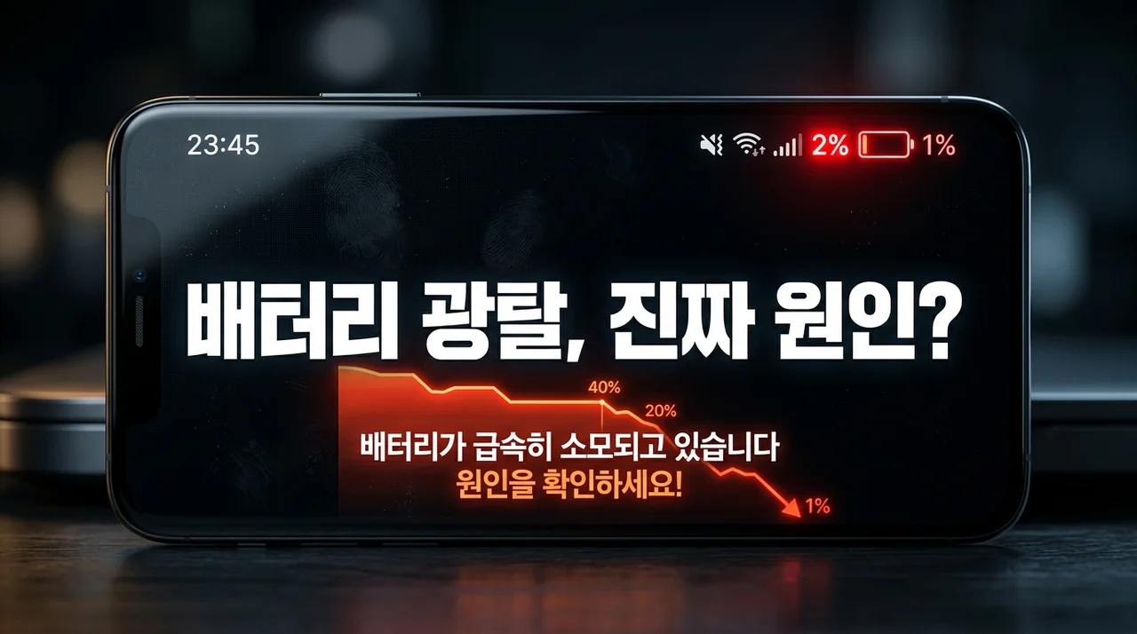 스마트폰 배터리 빨리 닳는 이유 7가지와 수명 늘리는 꿀팁