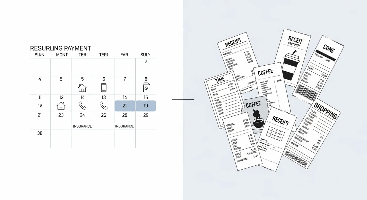 1단계: 고정지출 vs 변동지출, 명확하게 구분하기