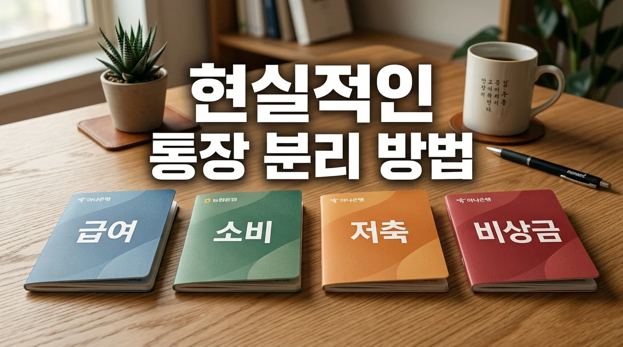 현실적인 통장 분리 방법, 월급 관리부터 재테크까지 완벽 정리