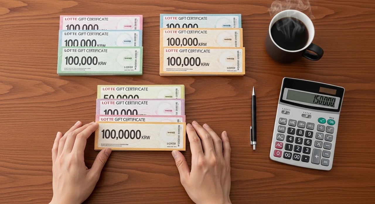 서랍 속 잠자는 상품권, 현금으로 바꾸는 황금률