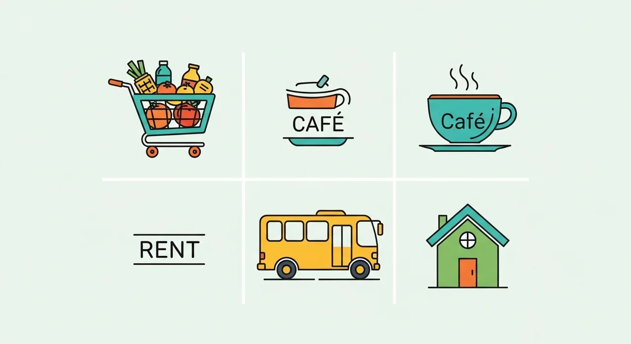 2단계: 명확한 지출 카테고리 설정하기