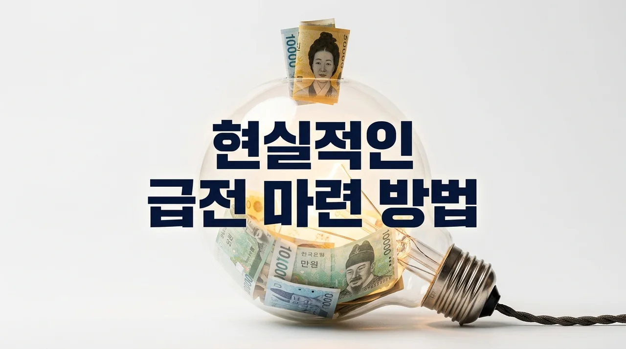 급전 마련 방법 5가지 총정리 (정부지원, 비상금대출)