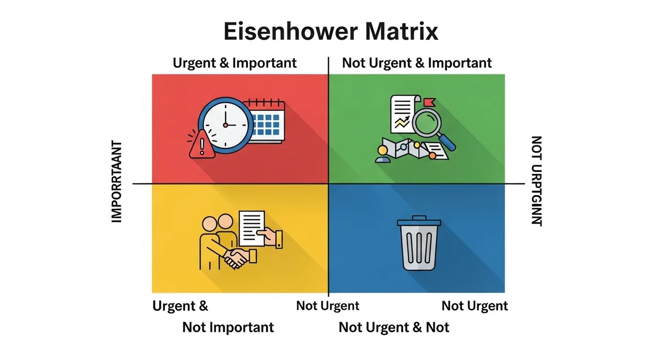 2단계: 모든 일을 할 순 없다! '아이젠하워 매트릭스'로 우선순위 정하기