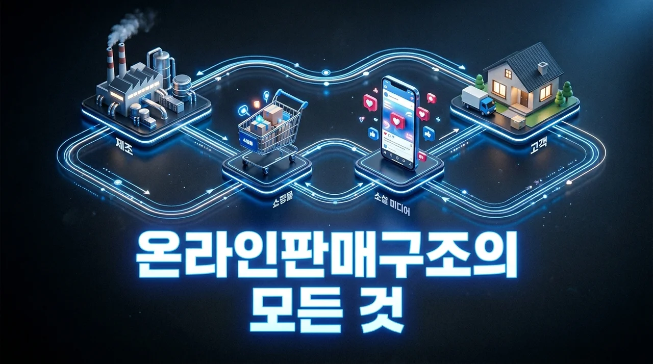 온라인 판매 구조 완벽 가이드: 자사몰부터 SNS, 폐쇄몰까지