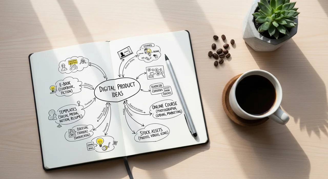 어떤 디지털 상품을 팔아야 할까? 수익성 높은 아이디어 7가지