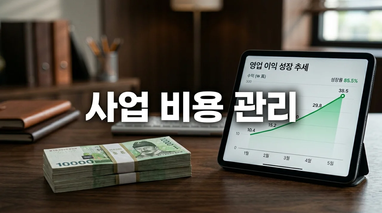 사장님 필독: 실패 없는 사업 비용 관리 A to Z (정부지원금 활용팁)