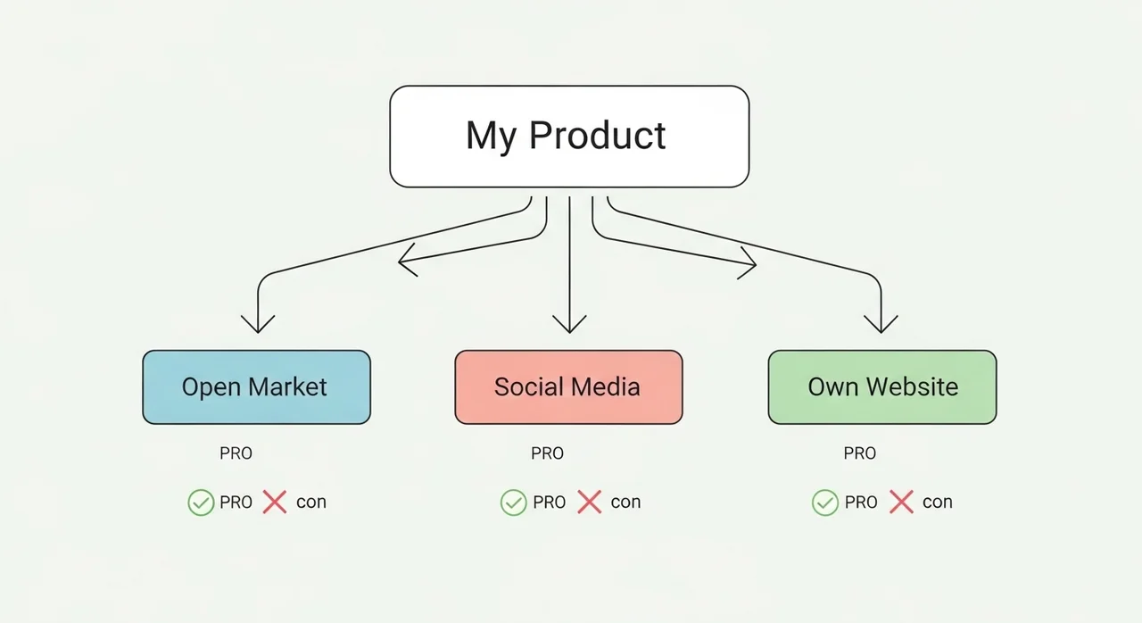 1단계: 내 비즈니스에 맞는 최적의 판매 채널 선택하기