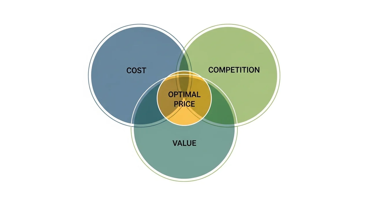 가격 설정의 3가지 기둥: 원가, 경쟁, 그리고 가치