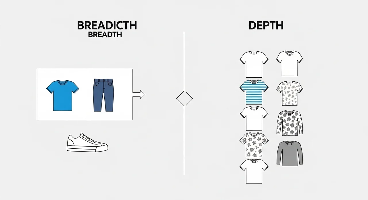 상품 구성 전략의 기본: '폭'과 '깊이'를 이해하라