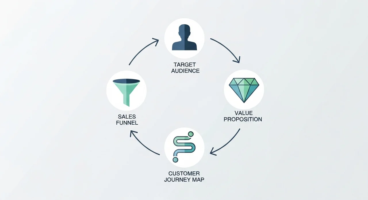 성공적인 판매 구조의 4가지 핵심 구성 요소