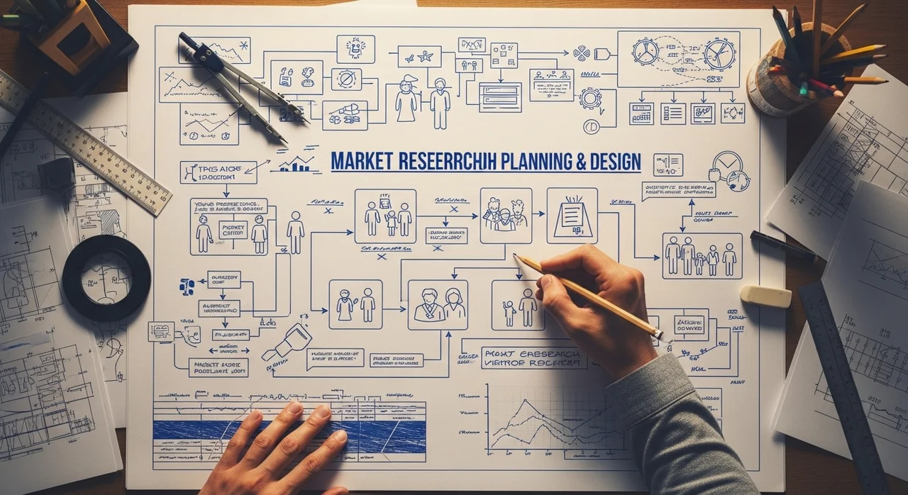 실패 없는 시장 조사 방법 5단계 (1-2단계: 목표 설정 및 설계)