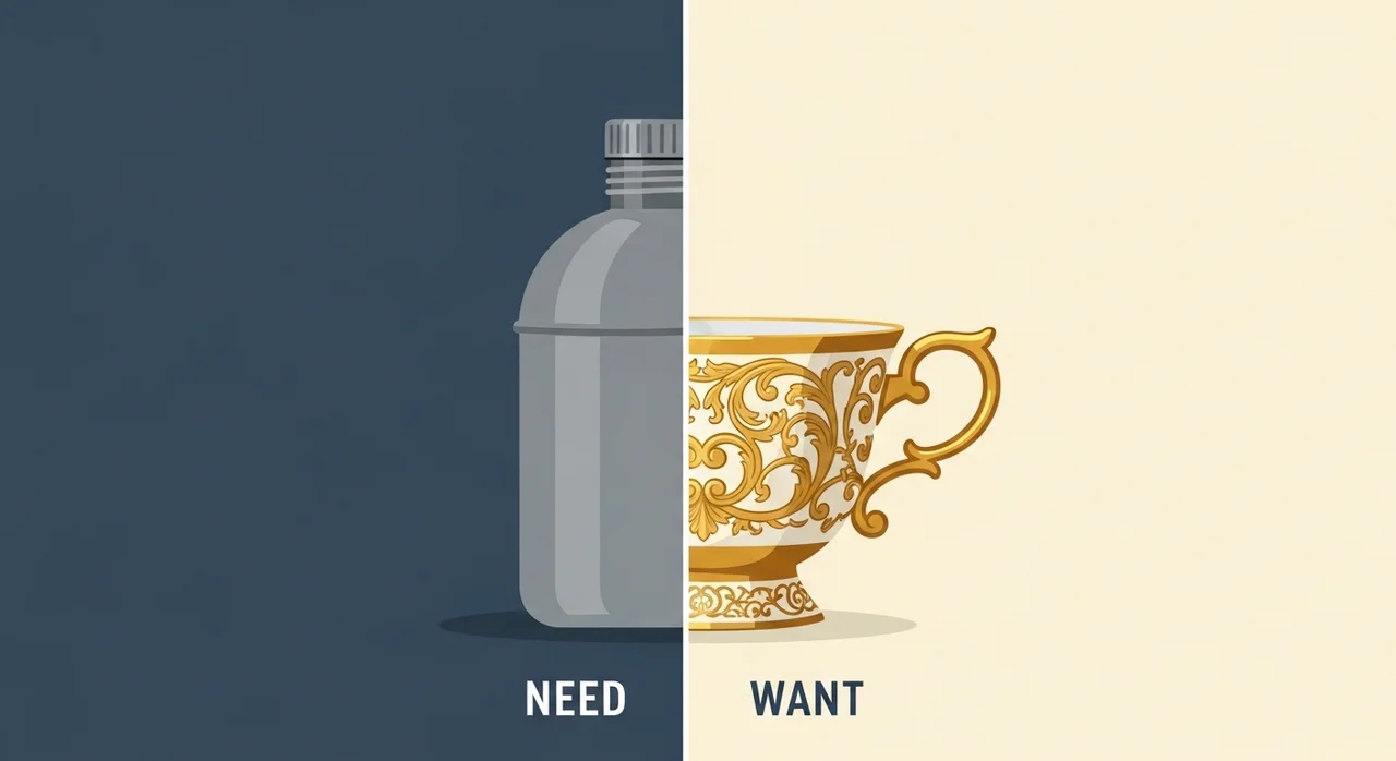 1단계: 필요(Needs)와 욕구(Wants) 명확히 구분하기