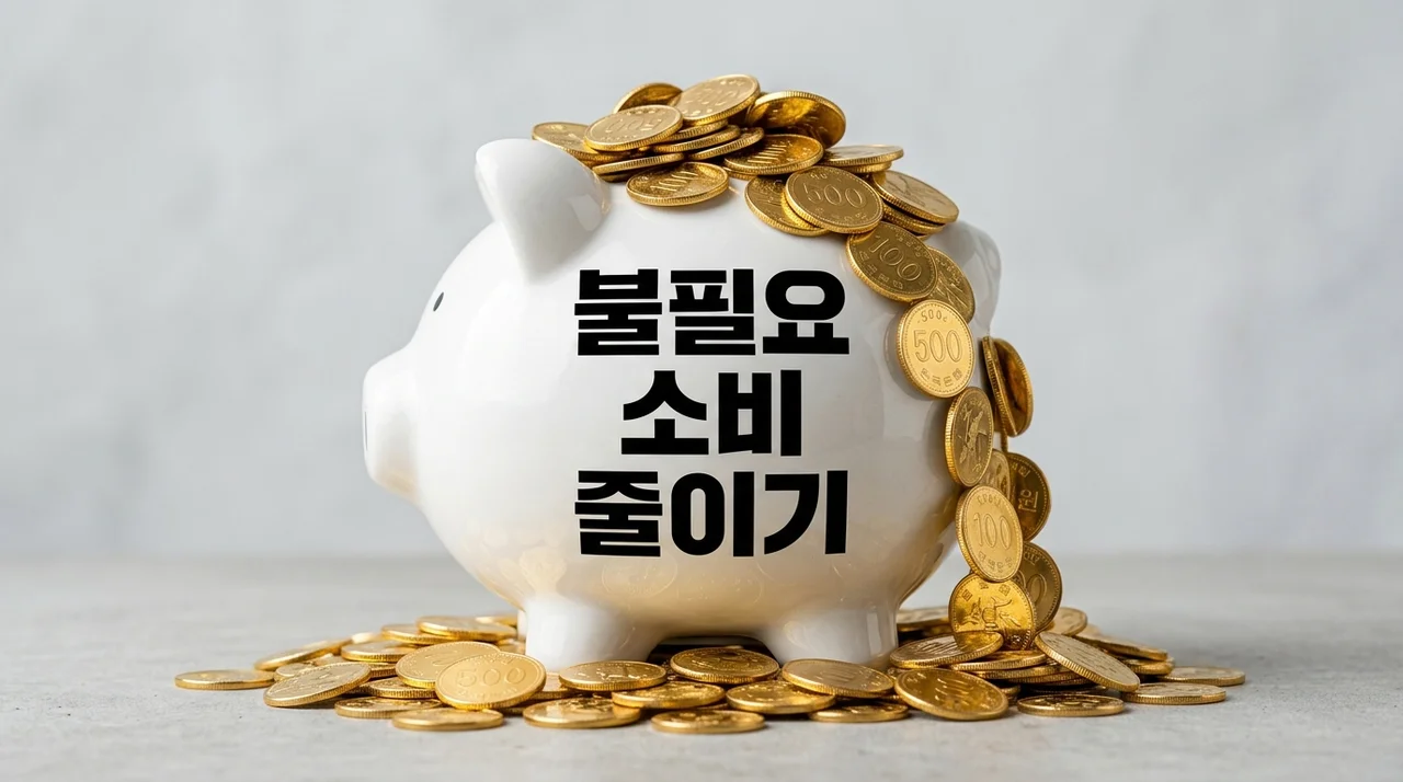 불필요 소비 줄이기: 텅장 탈출을 위한 7가지 현실 전략