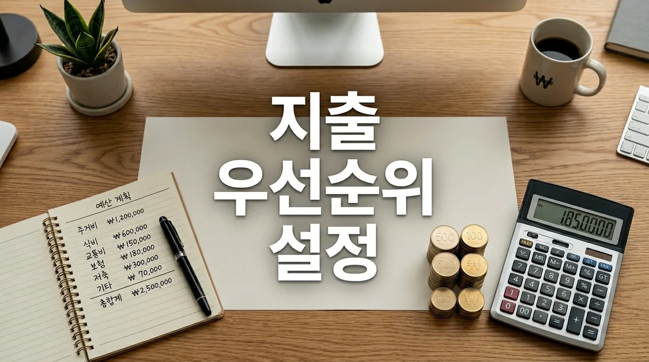 지출 우선순위 설정: 텅장 탈출을 위한 4단계 핵심 가이드