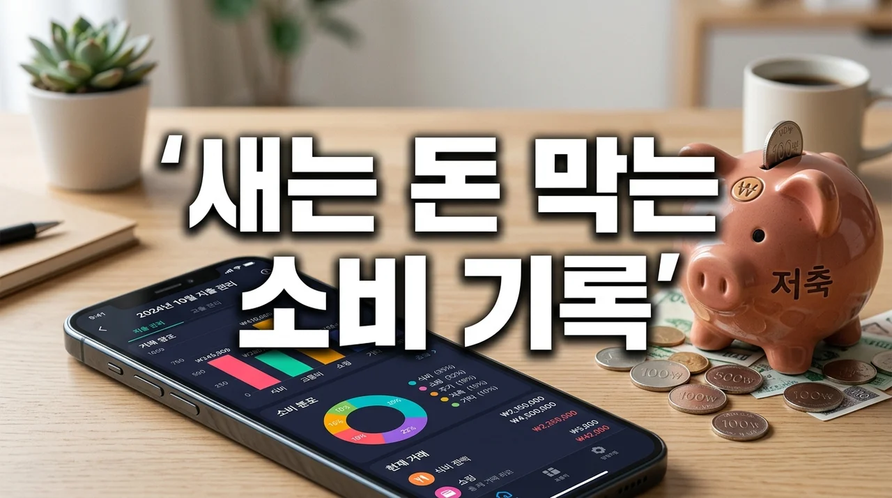 하루 5분 소비 기록 활용, 새는 돈 막고 목돈 만드는 현실 비법