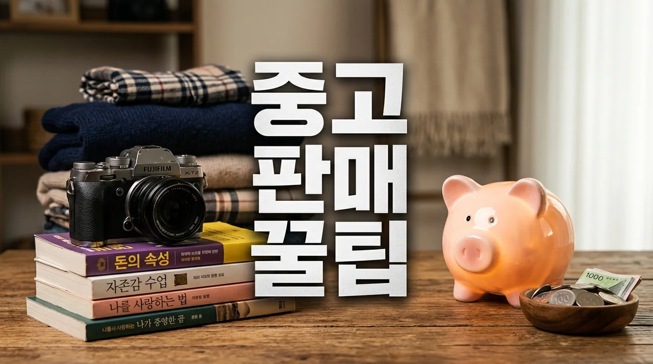 중고 판매 방법 A to Z: 잠자는 물건으로 월급 버는 5가지 꿀팁