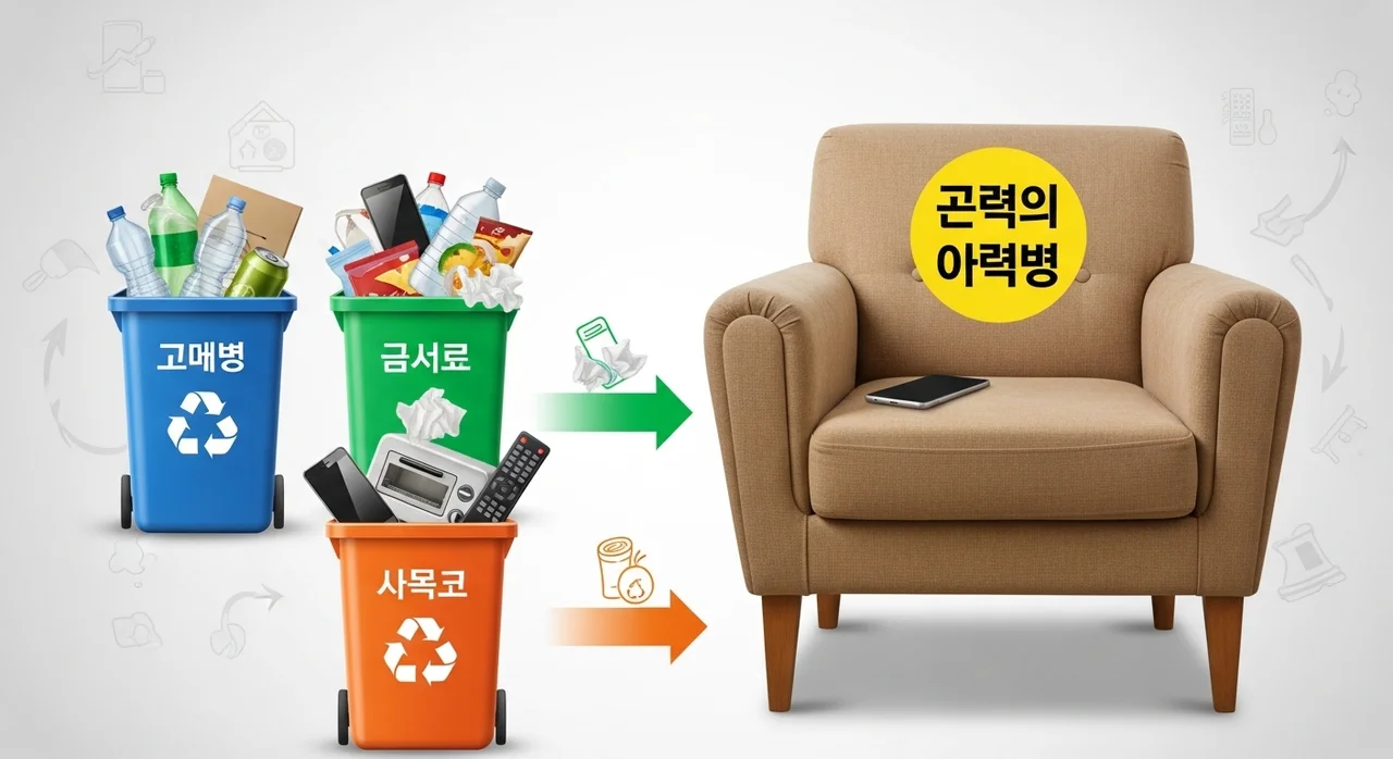4단계: 똑똑하게 버리기 - 종류별 폐기물 배출 방법