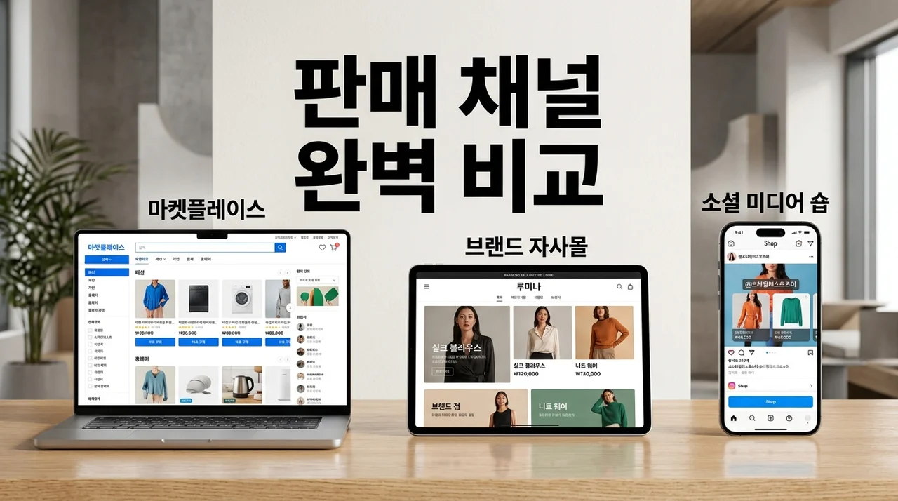 온라인 판매 채널 비교: 오픈마켓 vs 자사몰, 초보 셀러 필독 가이드