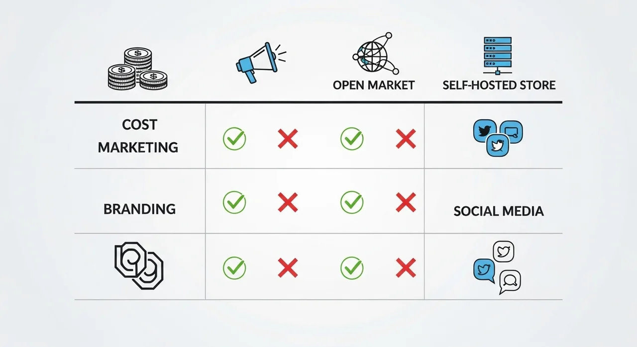 핵심만 요약! 판매 채널 비교 총정리표