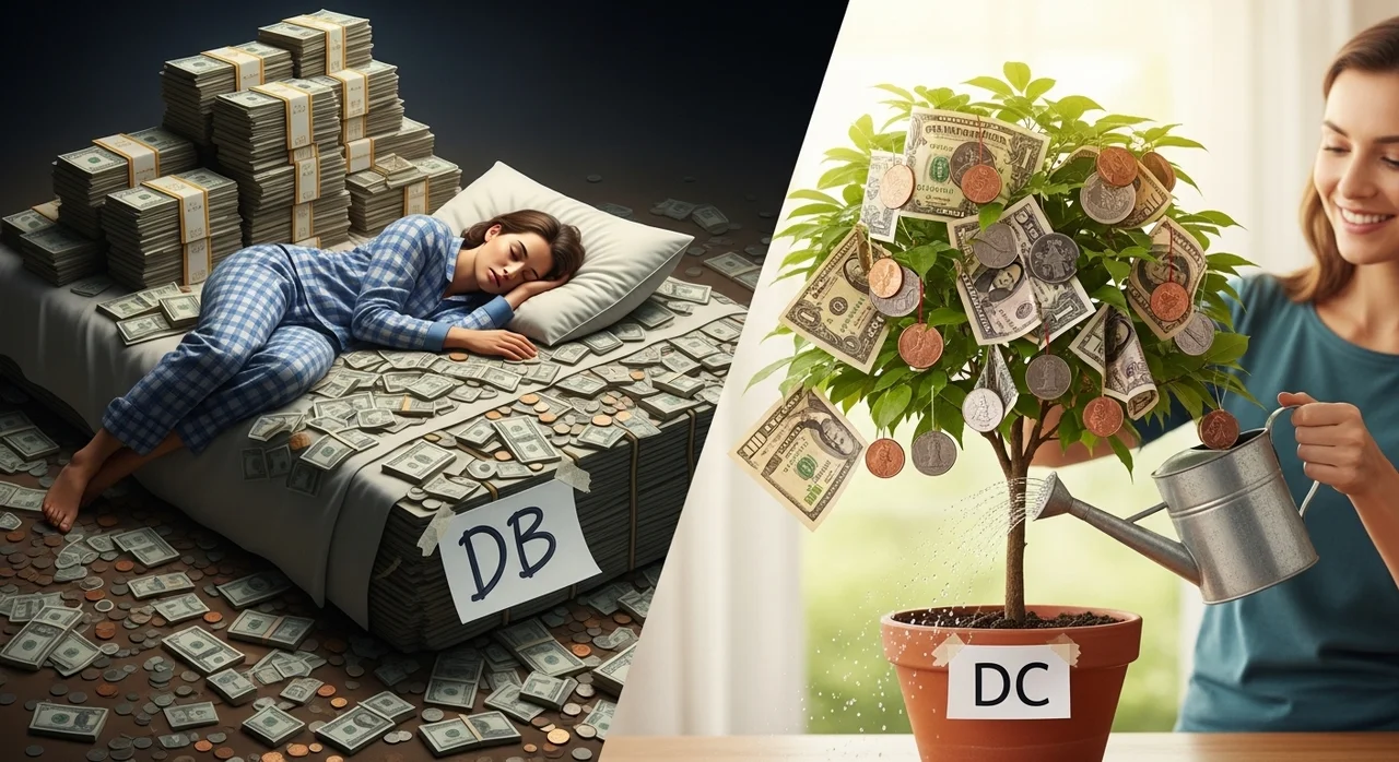 2층 보장: 퇴직연금(DB, DC, IRP), 잠자는 돈을 깨워라