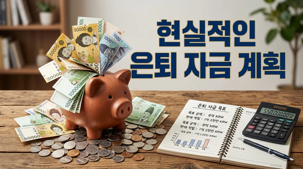 현실적인 은퇴 자금 계획: 계산법부터 월 500만원 만들기까지