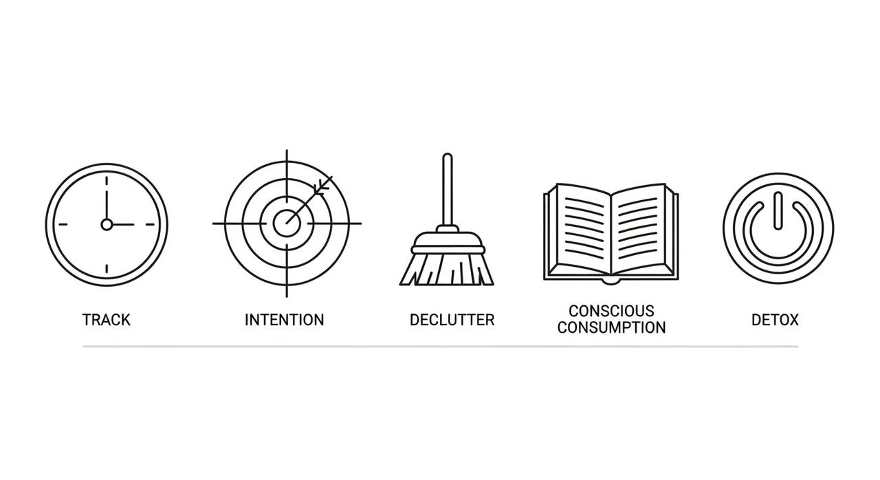 디지털 미니멀리즘: 똑똑한 정보 소비를 위한 5단계 실천법