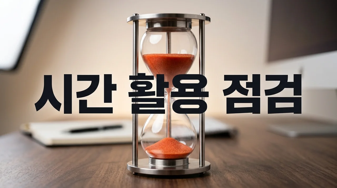 낭비되는 시간 끝! 하루를 48시간처럼 쓰는 시간 활용 점검법