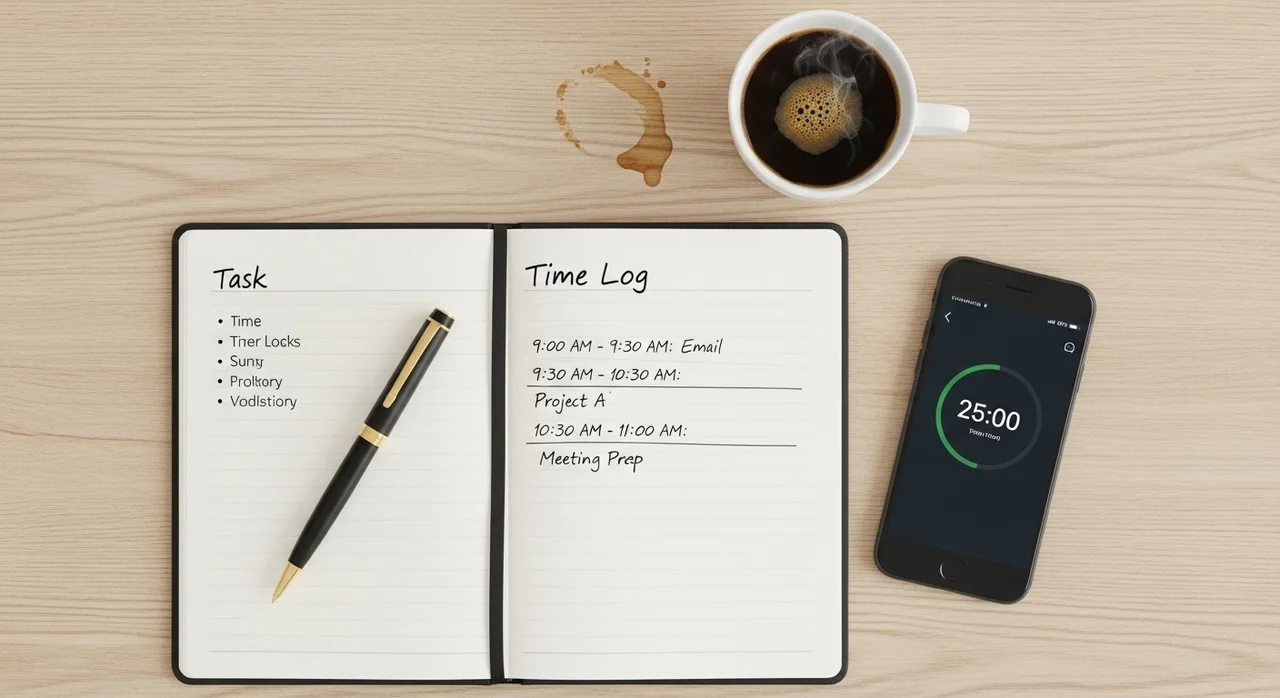 1단계: 나의 24시간 기록하기 - '시간 가계부' 작성법
