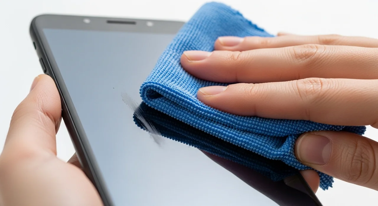 1단계: 가장 기본적인 확인 사항 (화면, 손, 보호필름)