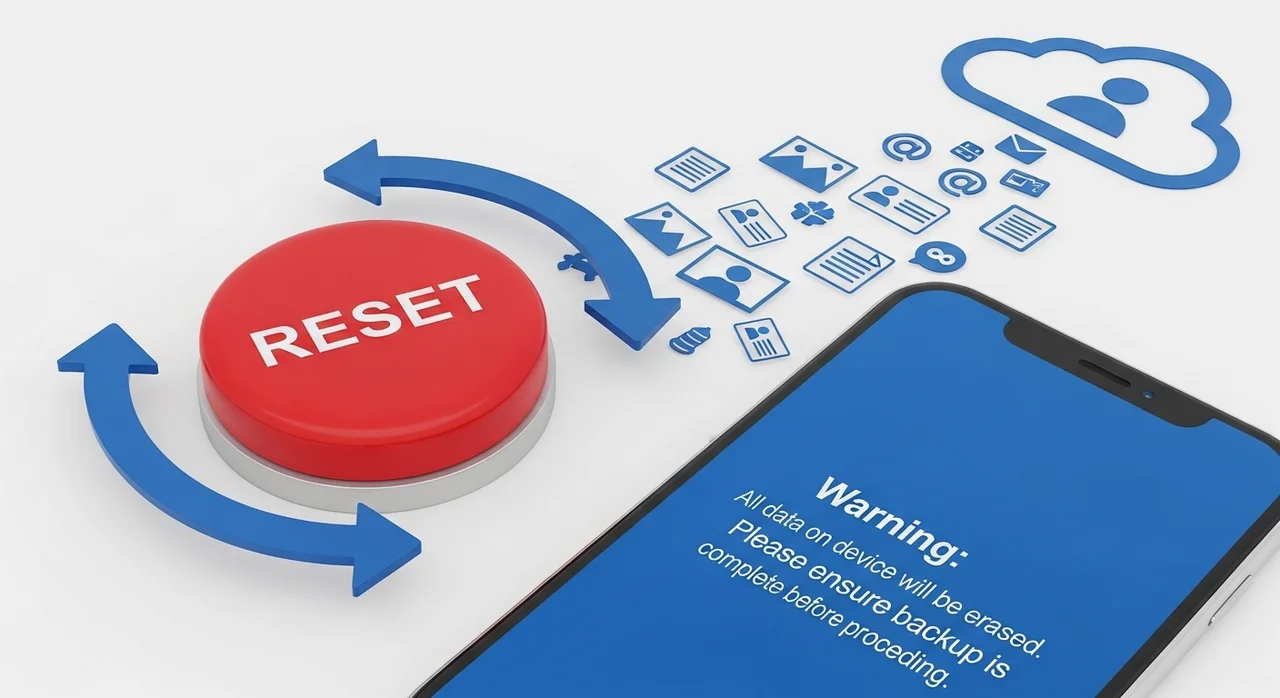 5단계: 최후의 수단, 공장 초기화 (데이터 백업 필수!)