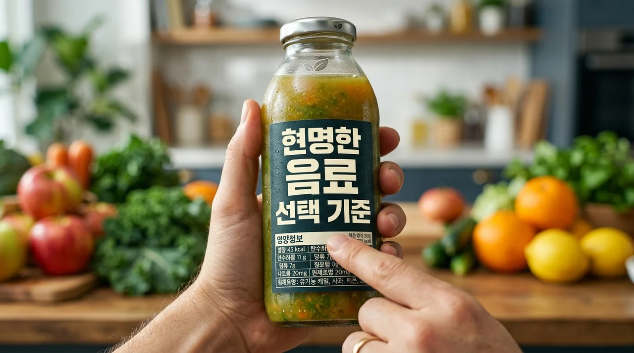 내 몸을 위한 현명한 음료 선택 기준: 성분표 확인부터 시작!