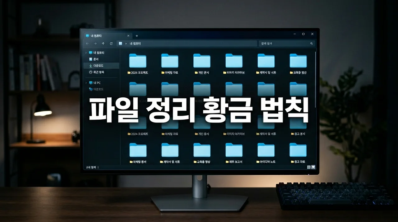 파일 정리 방법: 업무 효율 2배 올리는 폴더 정리 황금 법칙