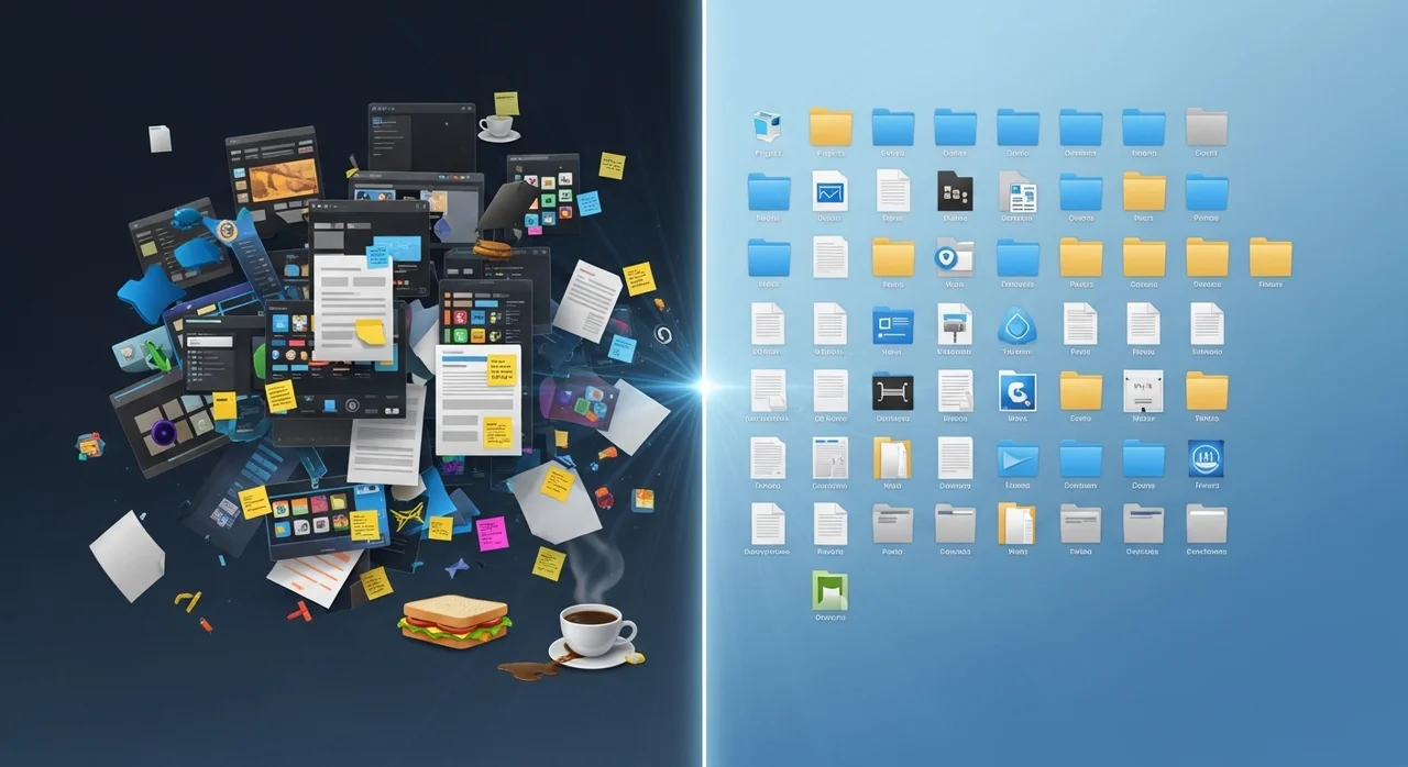 왜 우리는 파일 정리에 실패할까요? (디지털 혼돈에서 벗어나기)