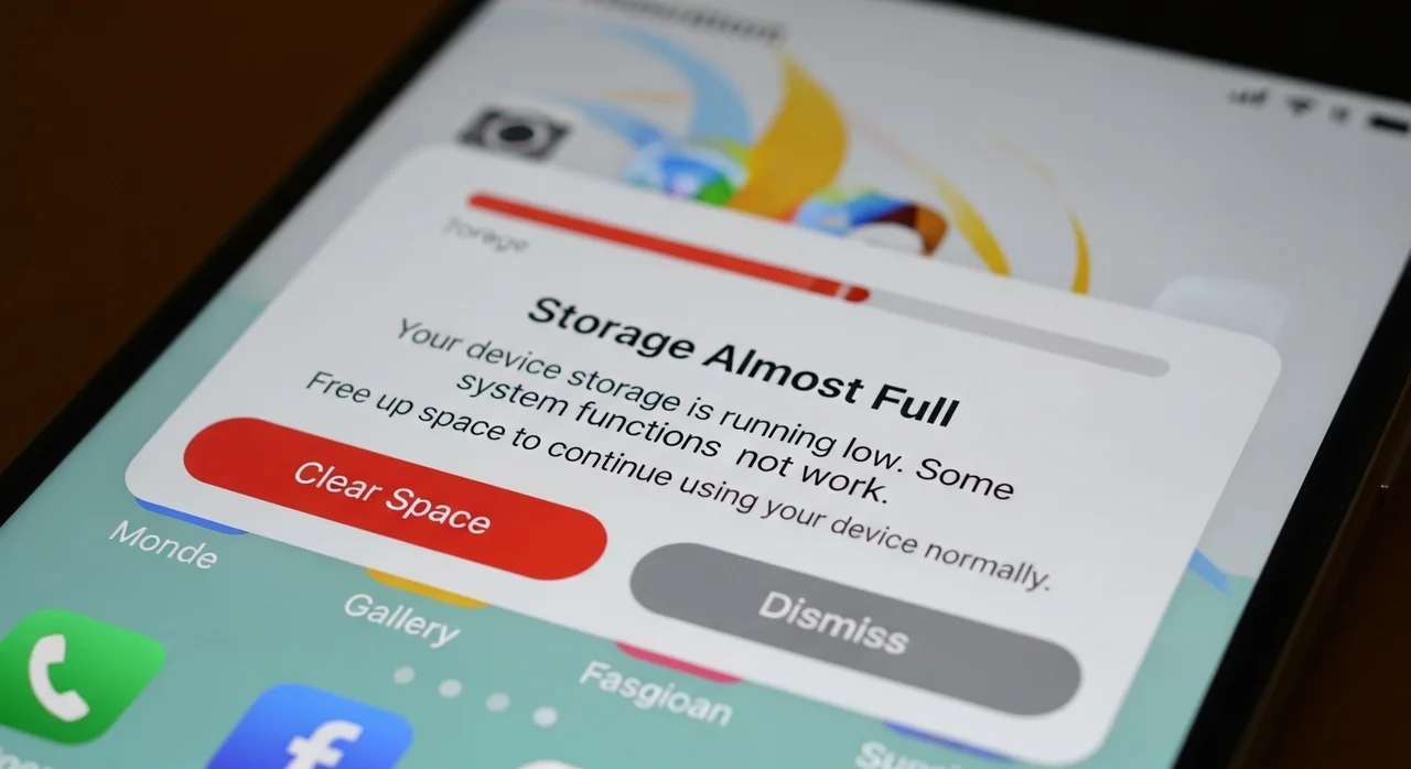 1. 가장 흔한 원인: 스마트폰 저장 공간 부족