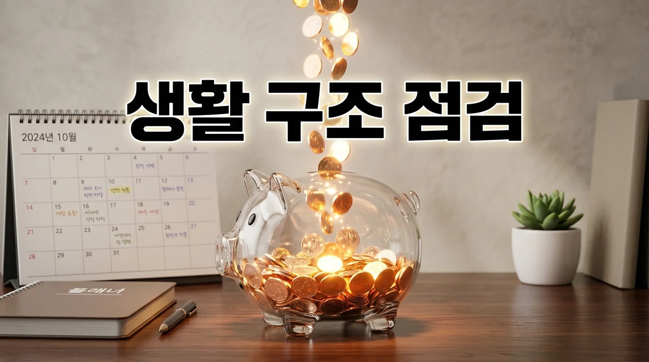 월급은 통장을 스칠 뿐? 낭비를 막는 생활 구조 점검 5단계