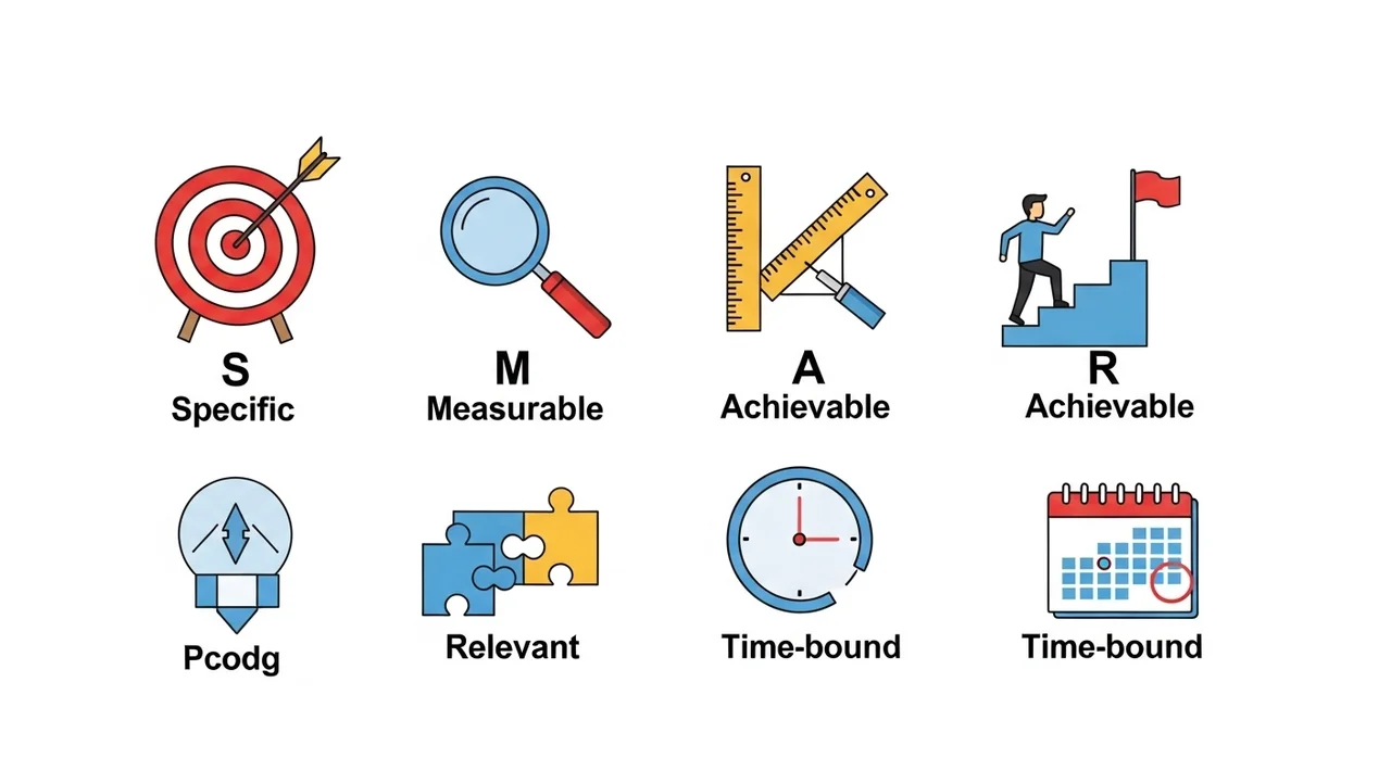실패 없는 목표 설정: SMART 원칙으로 계획 세우기