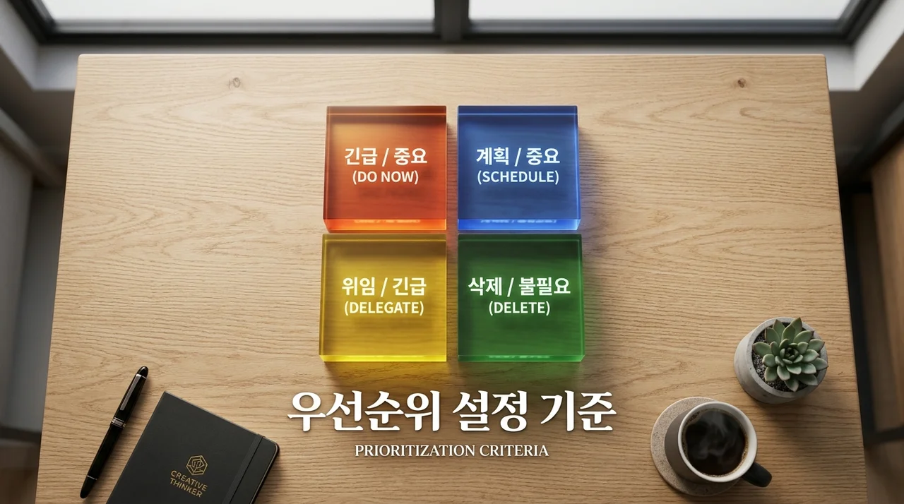 인생이 바뀌는 우선순위 설정 기준 5가지 (feat. 아이젠하워 매트릭스)
