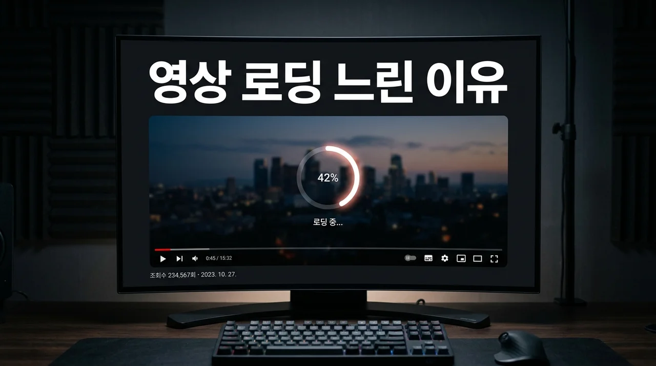 답답한 동영상 버퍼링, 영상 로딩 느린 이유 5가지와 해결법