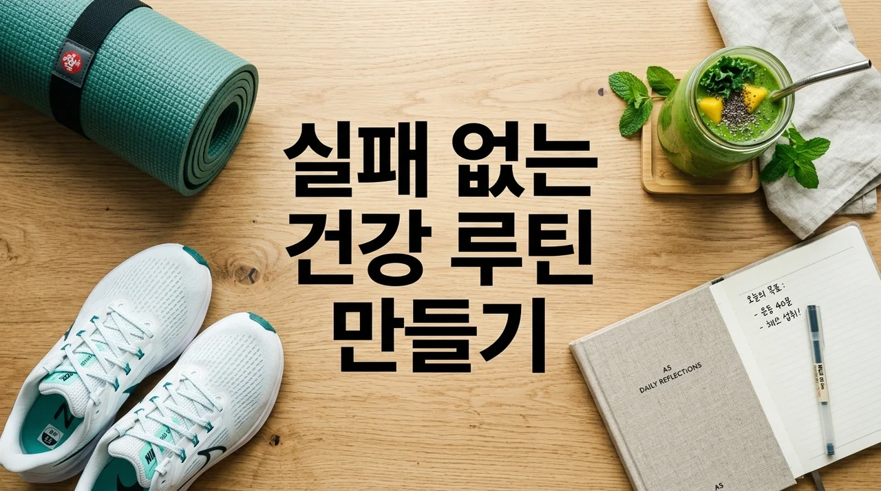 실패 없는 건강 루틴 만들기: 초보자를 위한 5단계 완벽 가이드