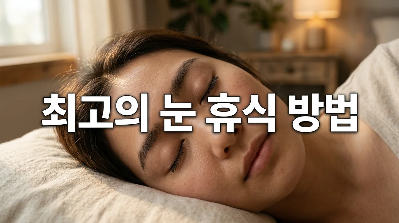 눈 피로 푸는 최고의 눈 휴식 방법 5가지 (잘못된 습관 교정)