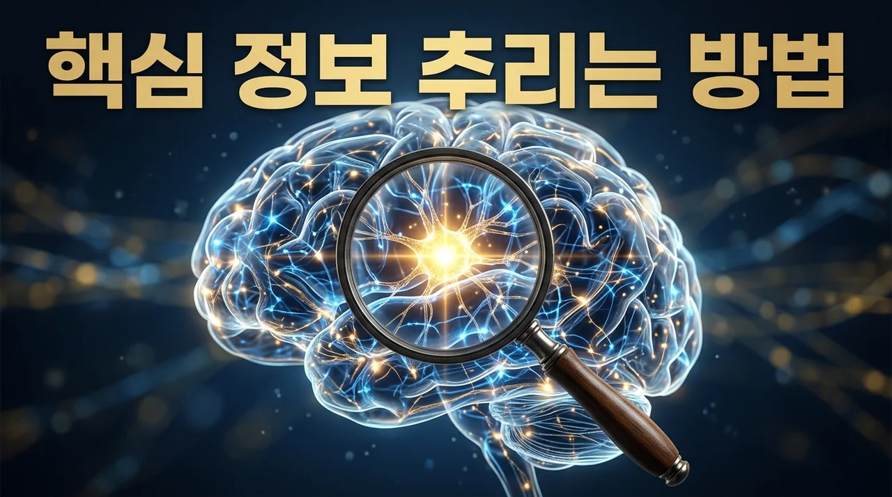 핵심 정보 추리는 방법: 논리적 사고력을 200% 높이는 비결