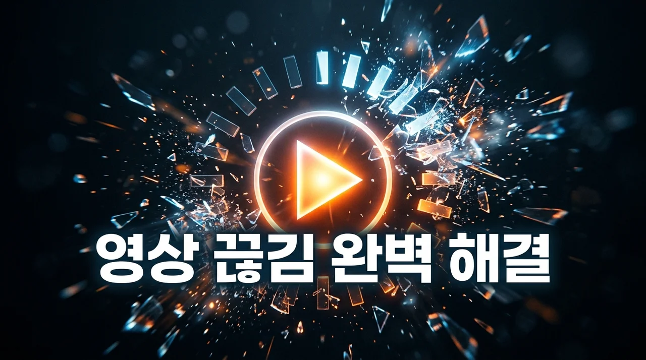 영상 끊김 문제 해결 완벽 가이드 (유튜브, 넷플릭스, 스트리밍)