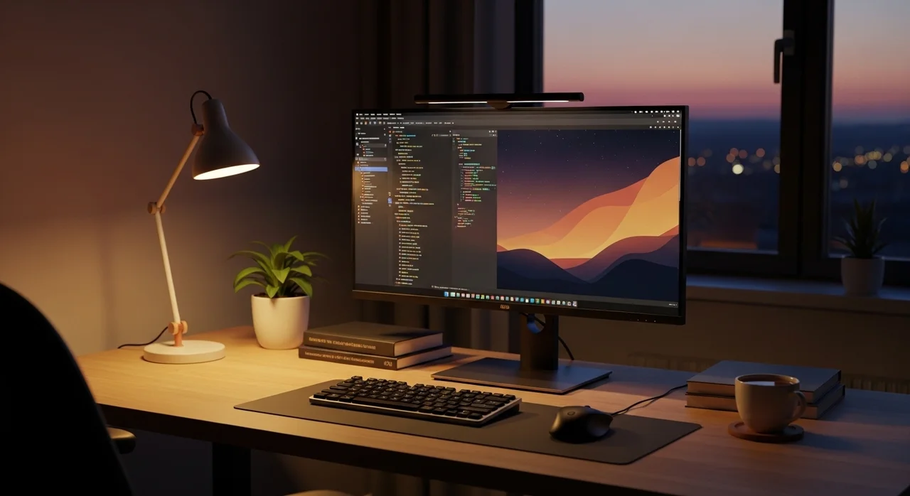 3. 최적의 작업 환경 조성: 조명, 모니터 설정, 그리고 자세