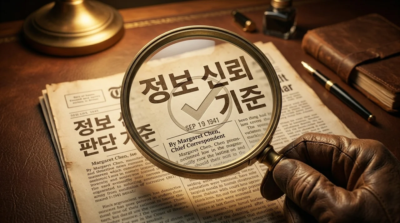 정보의 홍수 시대, 당신의 기준은 무엇인가요?